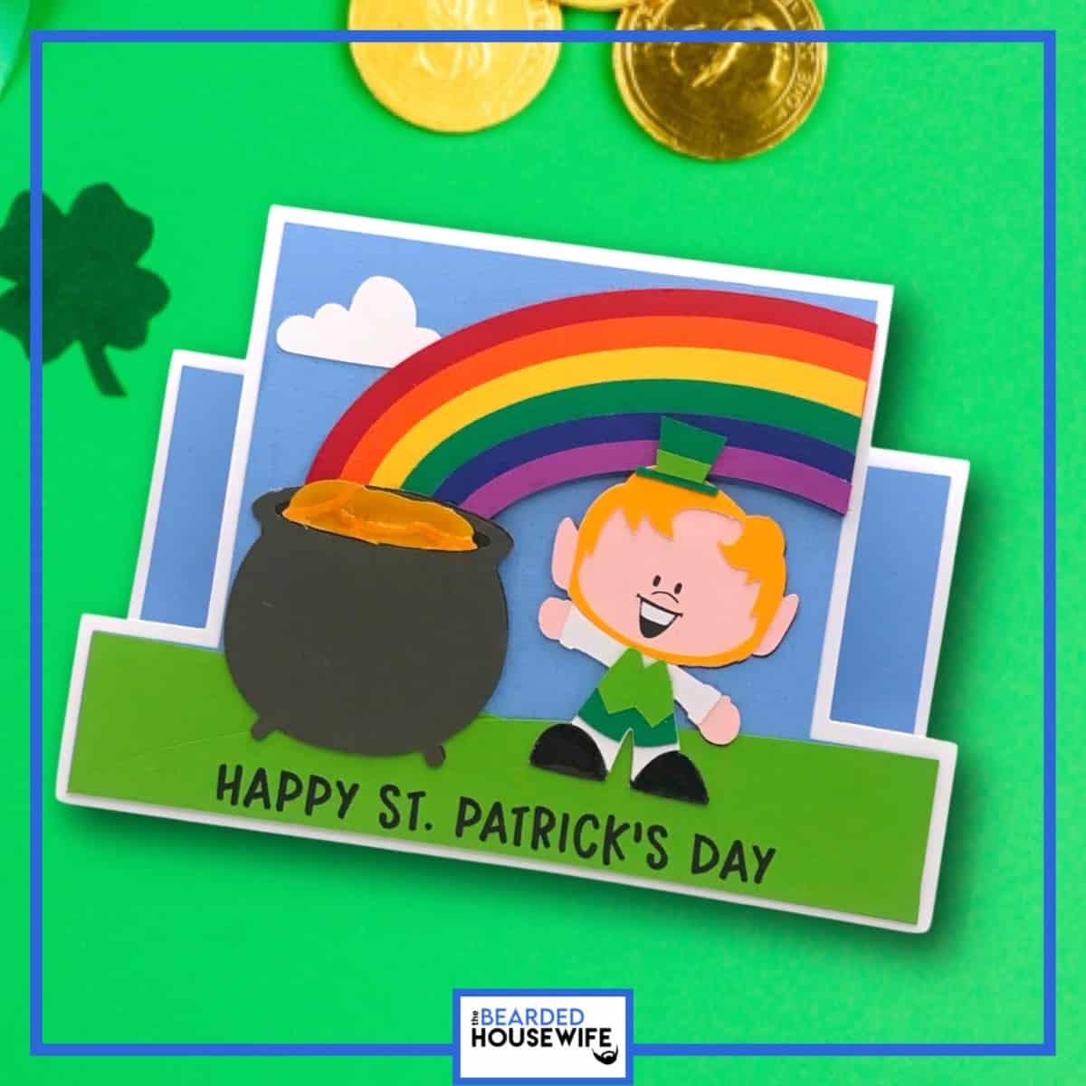 Steipper Patrick How to Make a St. Patrick's Day Stepper Card - The Bearded Housewife