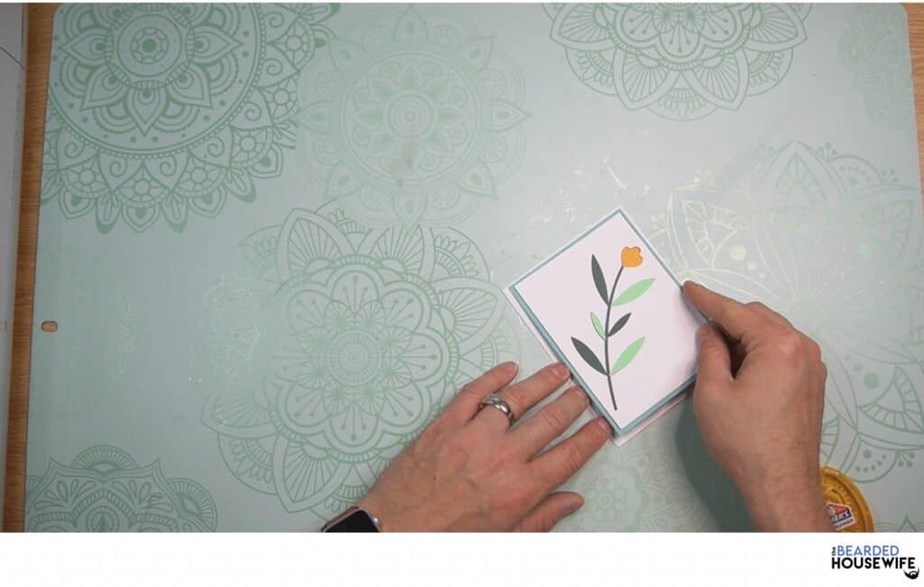How to Make Simple Stacked Flower Cards - The Bearded Housewife