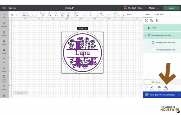 How to Make Customizable Monogram Envelope Stickers - The Bearded Housewife